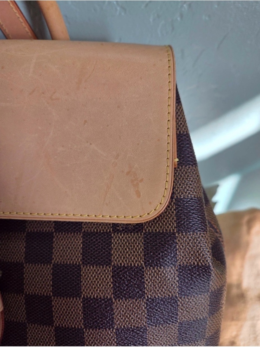 ✅AUTH✅LOUIS VUITTON DANUBE BACKPACK - Picture 11 of 16